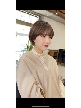 ハルキミナト ジャパン トウキョウ(HARUKI MINATO japan TOKYO) マッシュショート/前髪あり/20代