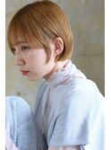 顔周りレイヤーショート × ゴールドベージュ(4)【liblo】