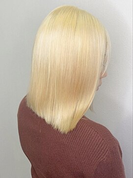 ヘアスタジオ マテリアル(hair studio Material) 抜きっぱなしブリーチ