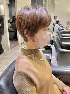 シェル 国分寺(shell) グレージュカラー/ボブウルフ/黒髪/ココアベージュ