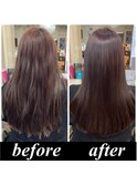 予防美髪カラー(デトックスケアでジアミン除去)