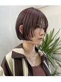 バイオレット×ステップカットボブ