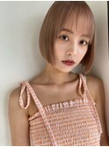 【ARISA】3 ミニボブベージュ