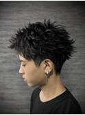 スパイキーショート/短髪男子
