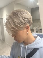 ナンバー 竪町(number+)&nbsp;20代30代メンズアップバング清潔感爽やかホワイトカラー