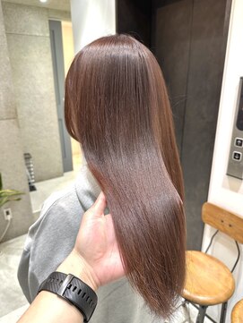 フェリア 渋谷(Feria) 【Feria渋谷】セミロングピンクベージュ♪“Sota Tawara”