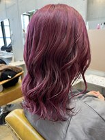 ココ 西葛西南口店(COコ)&nbsp;チェリーピンク 西葛西ブリーチカラー