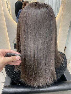 ルノン フィージュ(LUNON fieju) イメチェンヘアスタイルホワイトブロンド外ハネボブ美髪のススメ