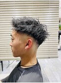 ツイストパーマフェードスタイル@20代30代40代50代