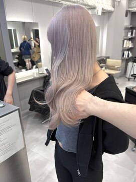 ロテ 名古屋 名駅店(Lote.) ホワイトグレージュ/デジタルパーマ/チェリーブラウン/名古屋