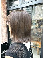 オーガニック アトリエ 大宮(organic+atelier)&nbsp;髪質改善カラー◎40代50代白髪ぼかし×大人ミディアム 艶と潤い