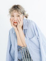 ソース 天王寺(SOURCE)&nbsp;ケアブリーチ♪透明感ブロンドベージュ