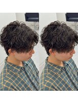 ブライト(BRIGHT)&nbsp;センターパート波巻きスパイラルパーマ