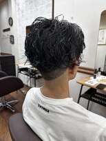 キャティドゥ(CATYdeux)&nbsp;センターパート×スパイラルパーマ