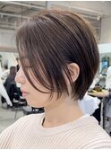 【30代/40代/50代】ショートボブ/前髪なし/流し前髪/阪急豊中