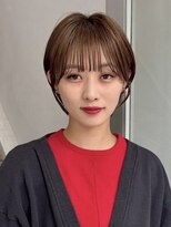 クロト(Clotho)&nbsp;耳にかけても可愛い◎王道丸みショート×暖色カラー