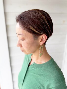 ヘアーサロン アージェ(Hair Salon Ange) 「夏木マリ」風ショートスタイル