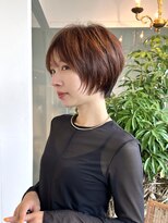 サン 白金台(SUN)&nbsp;フェイスレイヤーの大人ショートボブ白金台