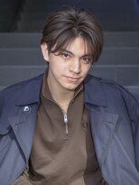 エムスラッシュ たまプラーザ(M.SLASH)&nbsp;センターパート/毛流れパーマ/ニュアンスパーマ