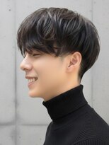 トゥルートラスト オムオム 甲府和戸(True Trust HOMME HOMME)&nbsp;メンズ ナチュラルマッシュ ツーブロック 黒髪 韓国