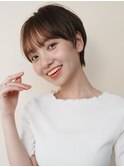 〈m12〉大人ショートハイライト髪質改善キッズカット前髪30代40