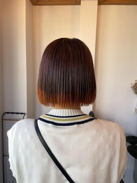 シーソー(SEA SAW) 裾カラー/オレンジカラー