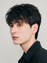 バイフィフス 原宿/表参道(by fifth)&nbsp;メンズシースルーマッシュニュアンスパーマシャドウパーマテテ風