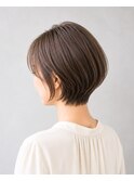 人気の丸みショートボブ