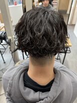 ヒストリー 元住吉(HISTORY)&nbsp;無造作スパイラルパーマ×刈り上げショート