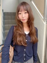 ローレンジウ(LOREN JU)&nbsp;着物ヘア/ダークアッシュ/ミディアムレイヤーカット/名古屋名駅