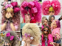 ヘアセットアップス(UP's)の雰囲気(スジ盛り髪女子増加中♪(^○^)ギャル!高校体育祭!ディズ〇ー♪)