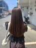 平田佳子指名限定☆縮毛矯正+ デザインカット+前処理トリートメント¥18500