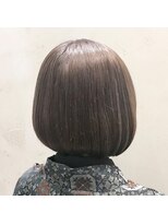 アンド バイ ヘアサロン(AND by hair salon) ダークグレーカラー