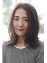 ツネ ヘアアンドヘッドスパ(TsuNE hair&head spa)&nbsp;大人ワンレン外ハネミディアム