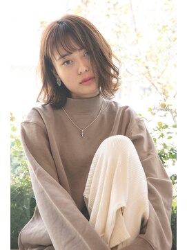 エスハートオブヘアー 植田店(ES Heart of HAIR) 【ES植田店 伊藤】 大人かわいい外ハネ！ブランジュ！小顔ボブ！