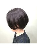 20代30代40代大人かわいいグレージュ前下がりボブ