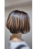 ラヤマノ ひばりが丘パルコ(La YAMANO)&nbsp;ステップボーンカット/ハイトーンカラー/30代40代50代