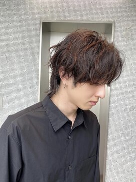 バイフィフス 原宿/表参道(by fifth) 波巻きツイストスパイラルパーマツーブロック韓国風ウルフ