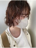 【bob×くるくるパーマ】