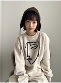 20代30代40代ミニウルフレイヤーショートネビージュタッセルボブ