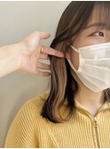 村上/インナーカラー ミルクティーベージュ ケアブリーチ 