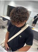 外国人風プードルパーマ