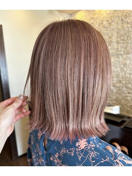 エイト 半田(EIGHT) 切りっぱなし×ピンクベージュ♪