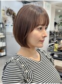 ショートボブ/丸いショート/20代30代40代