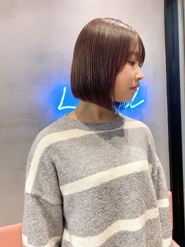 ロンドポレール 北千住(Lond polaire) 切りっぱなし×カシスピンク