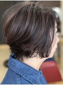 大人可愛いハンサムショート/ゆるふわボリュームup/30代40代50代