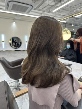 シェノン サントル(CHAINON CENTRE) ゆるふわカール/セミディ/シアーカラー/姫カット