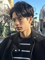 ロンドアンメゾン 原宿(Lond un Maison.)&nbsp;【吉田智哉】メンズパーマ、メンズセンターパート、7:3パート