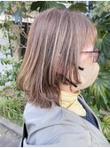 ミスティークラベンダーカラーミセスボブ