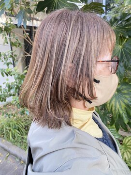 サラ 山口店(SARA) ミスティークラベンダーカラーミセスボブ